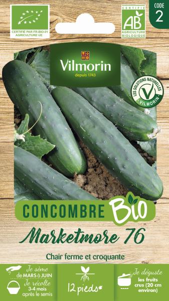 Potagères - Concombre Marketmore 76 - BIO - PACKAGING_RECTO